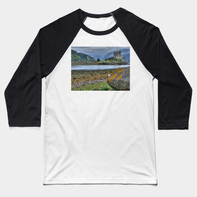 Eilean Donan Castle  198, the Highlands, Scotland Baseball T-Shirt by goldyart